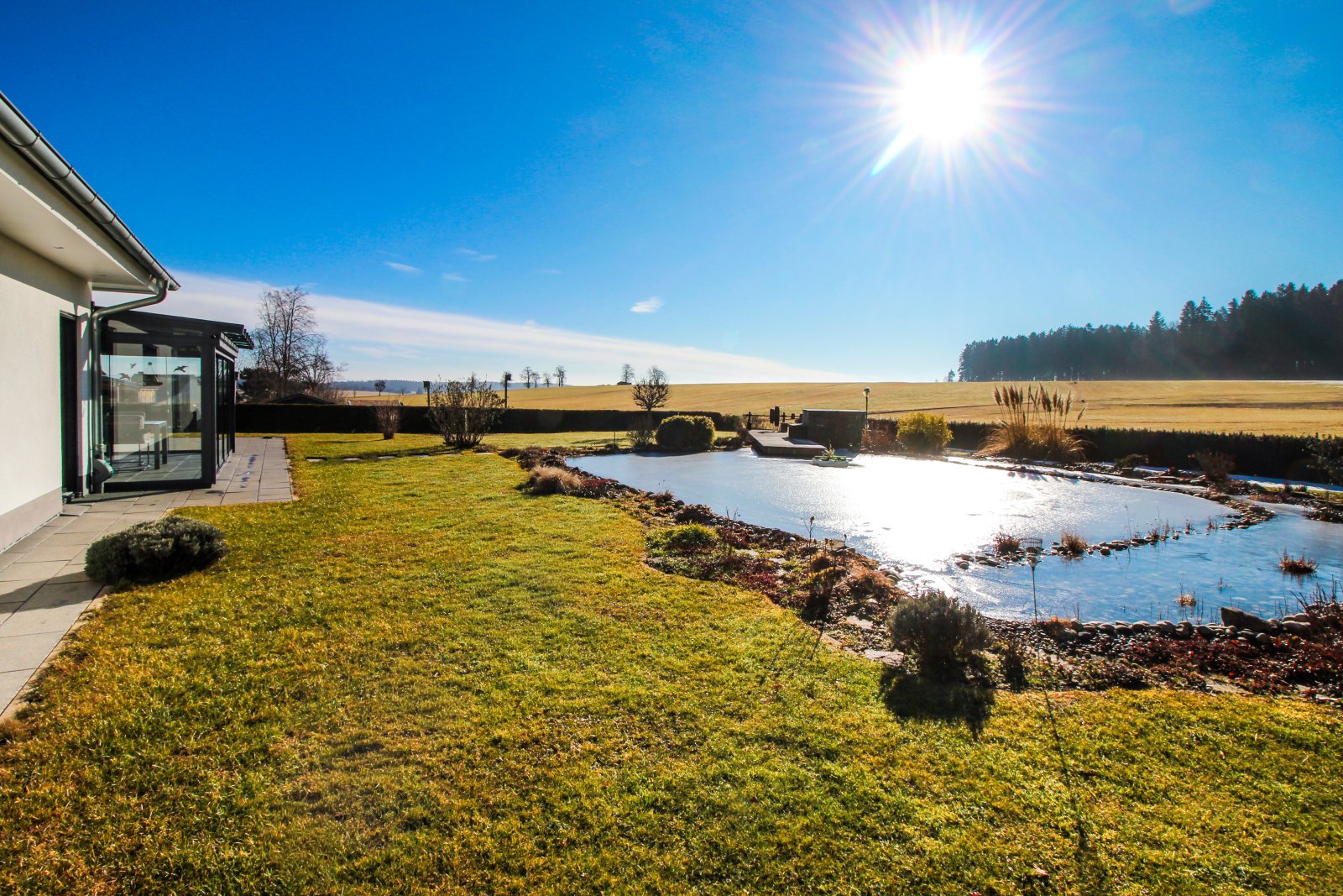 Exklusiver Bungalow mit Schwimmteich, Preis VB, Besichtigung lohnt sich