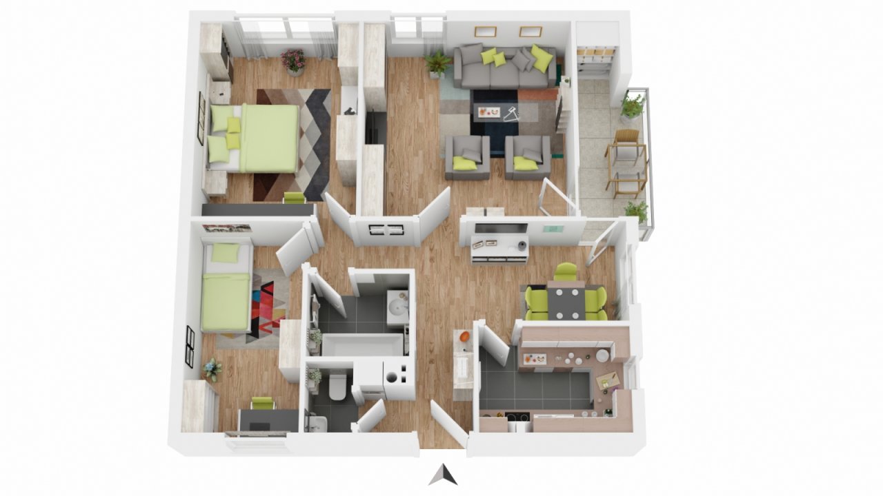 Grundriss Wohnung